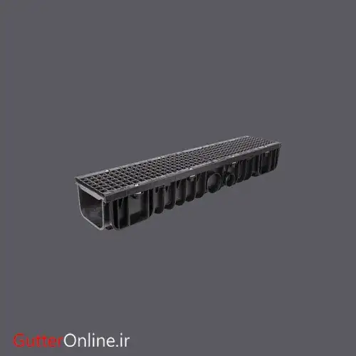 گاتر عرض20عمق16 با در پوش چدن اکو مشکی __  گاترهای متنوع در گاترآنلاین