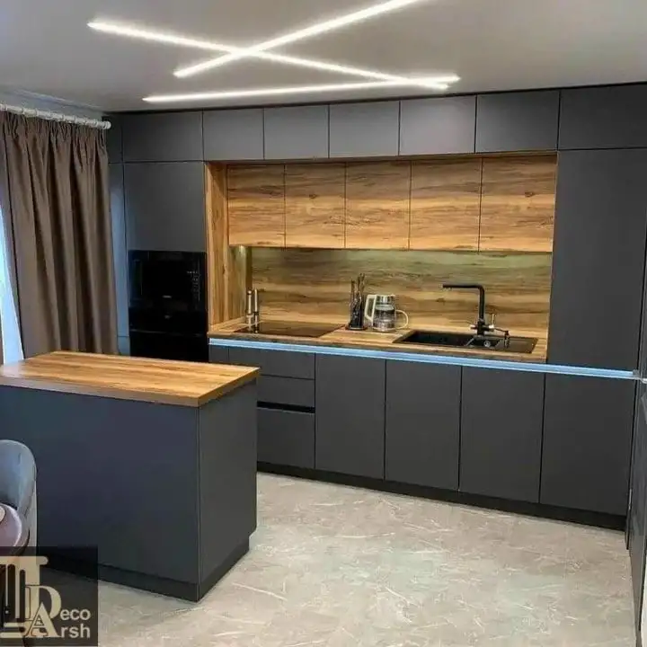 کابینت MDF ایزوفام سفارشی گرید A __ از طراحی تا اجرا را به مجموعه دکوراسیون داخلی دکو عرش بسپارید.