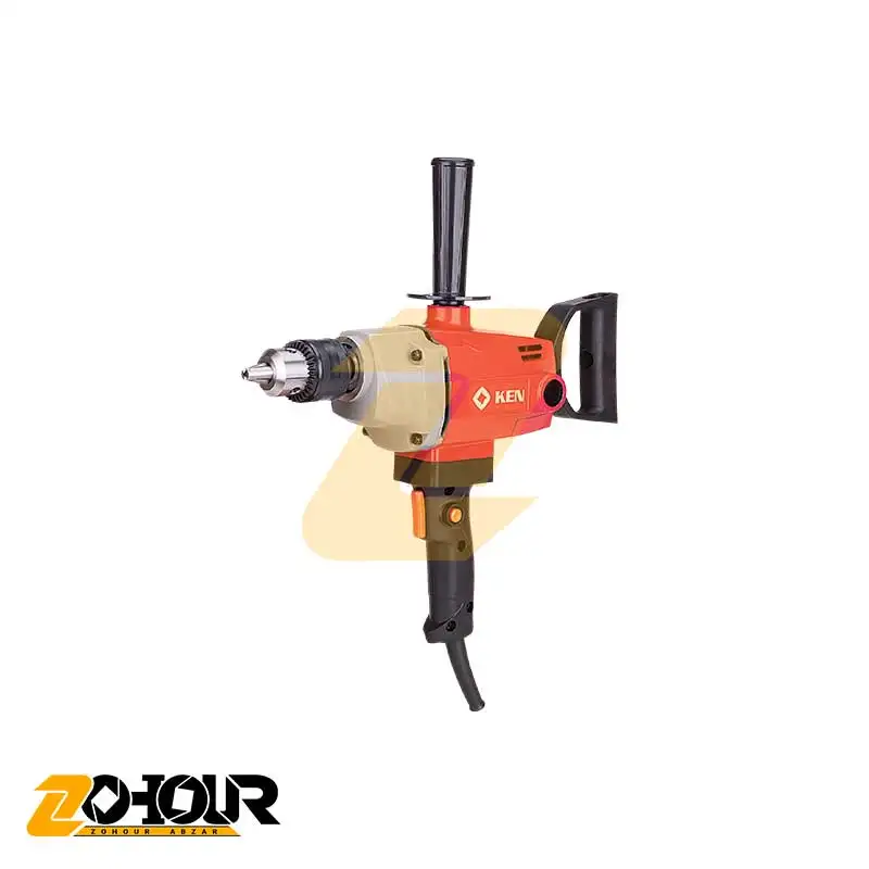 دریل 16 گیربکسی چکشی سه دسته کن مدل KEN 6816NB