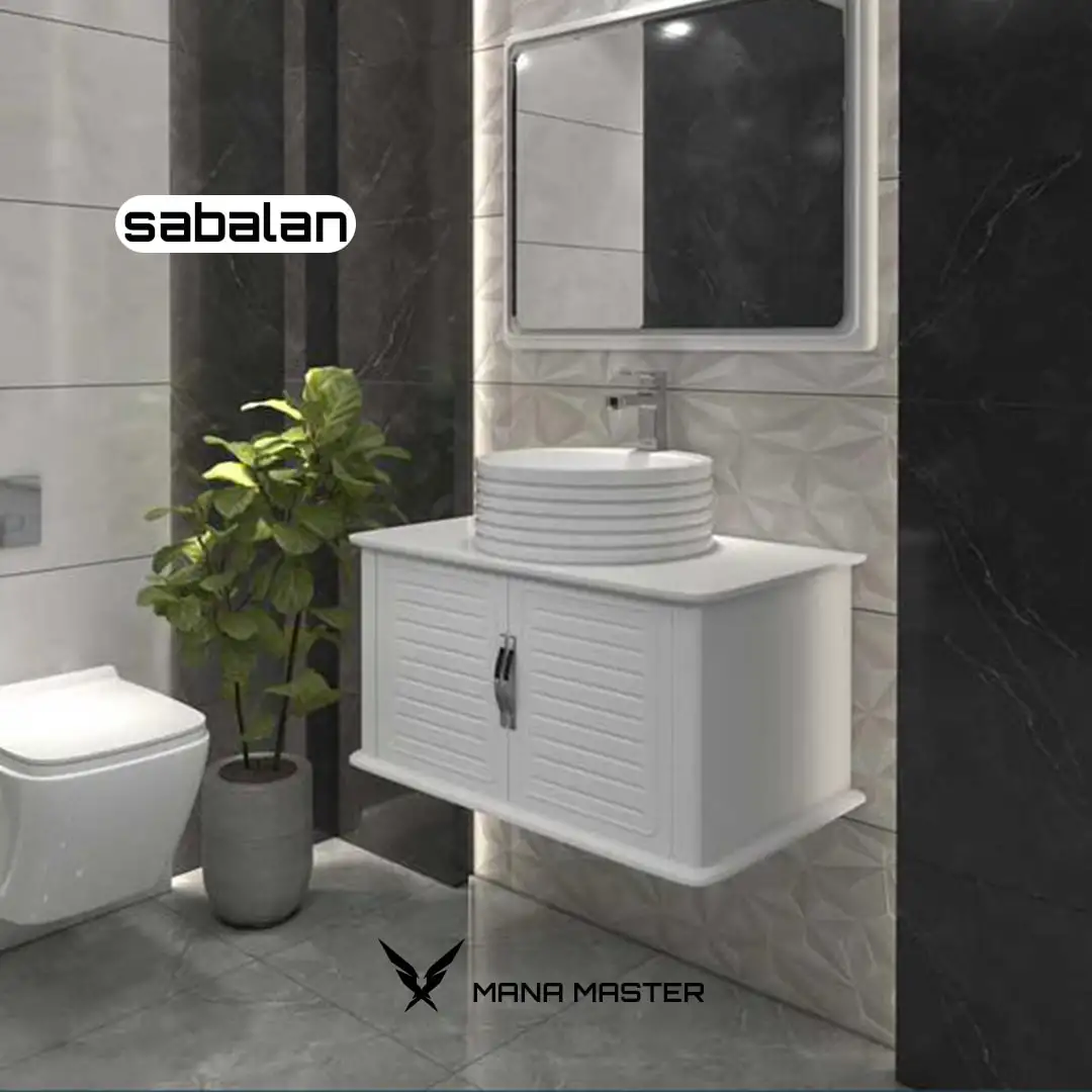 ست کابینت و روشویی کسری مدل سبلان درجه 1