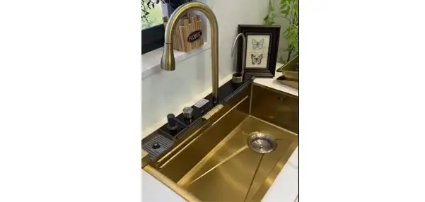 سینک پیانویی پنج کلید طلایی(سینک ۵ کلید طلایی)