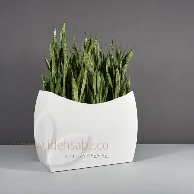 فلاور باکس مستطیلی گهواره‌ای
