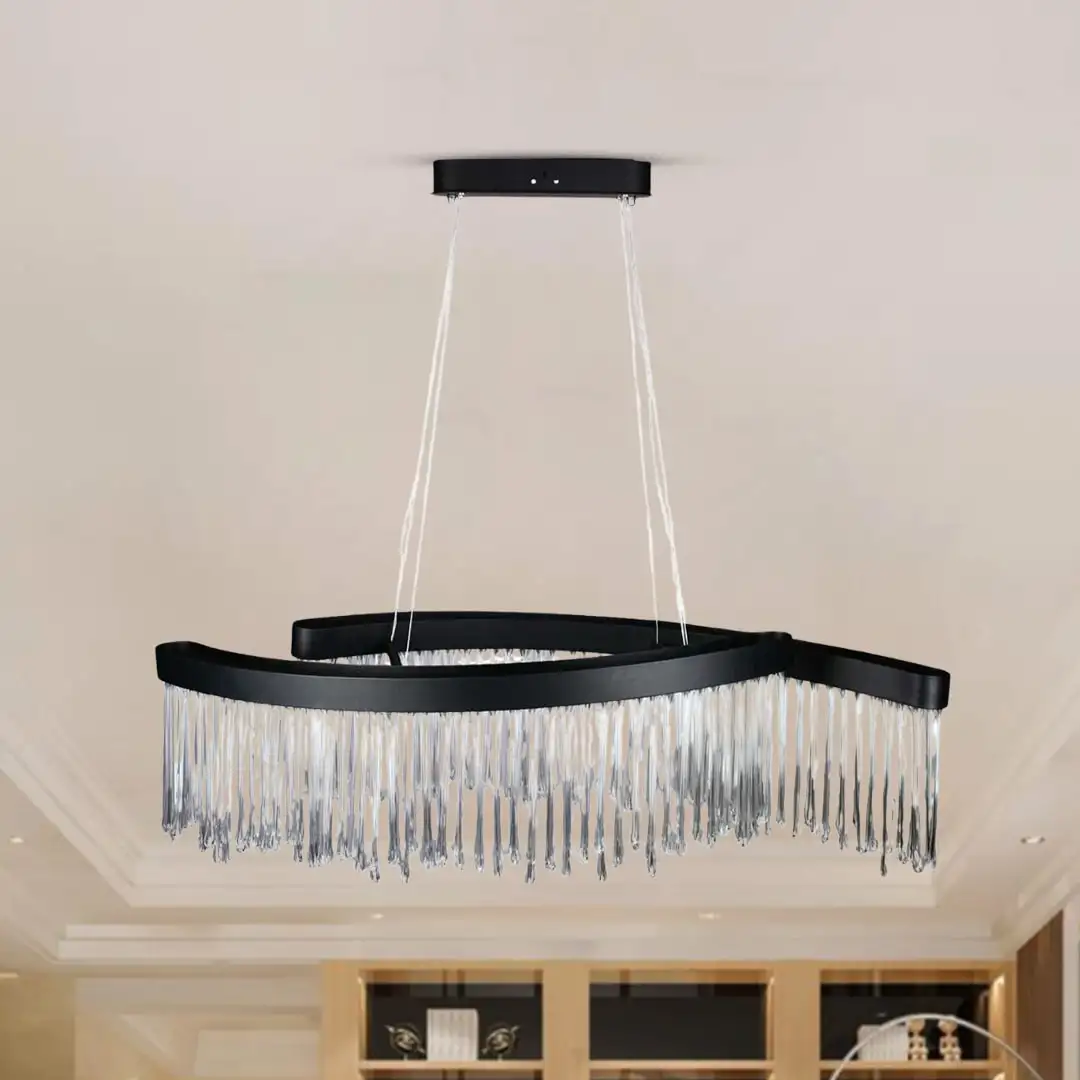 لوستر چشمه نور کد X4850/80*30BK
