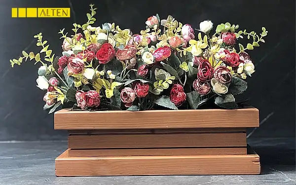 گلدان چوبی کد 117