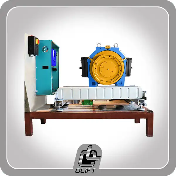 آسانسور نیم پک گیرلس ژیندا با تابلو Adrive