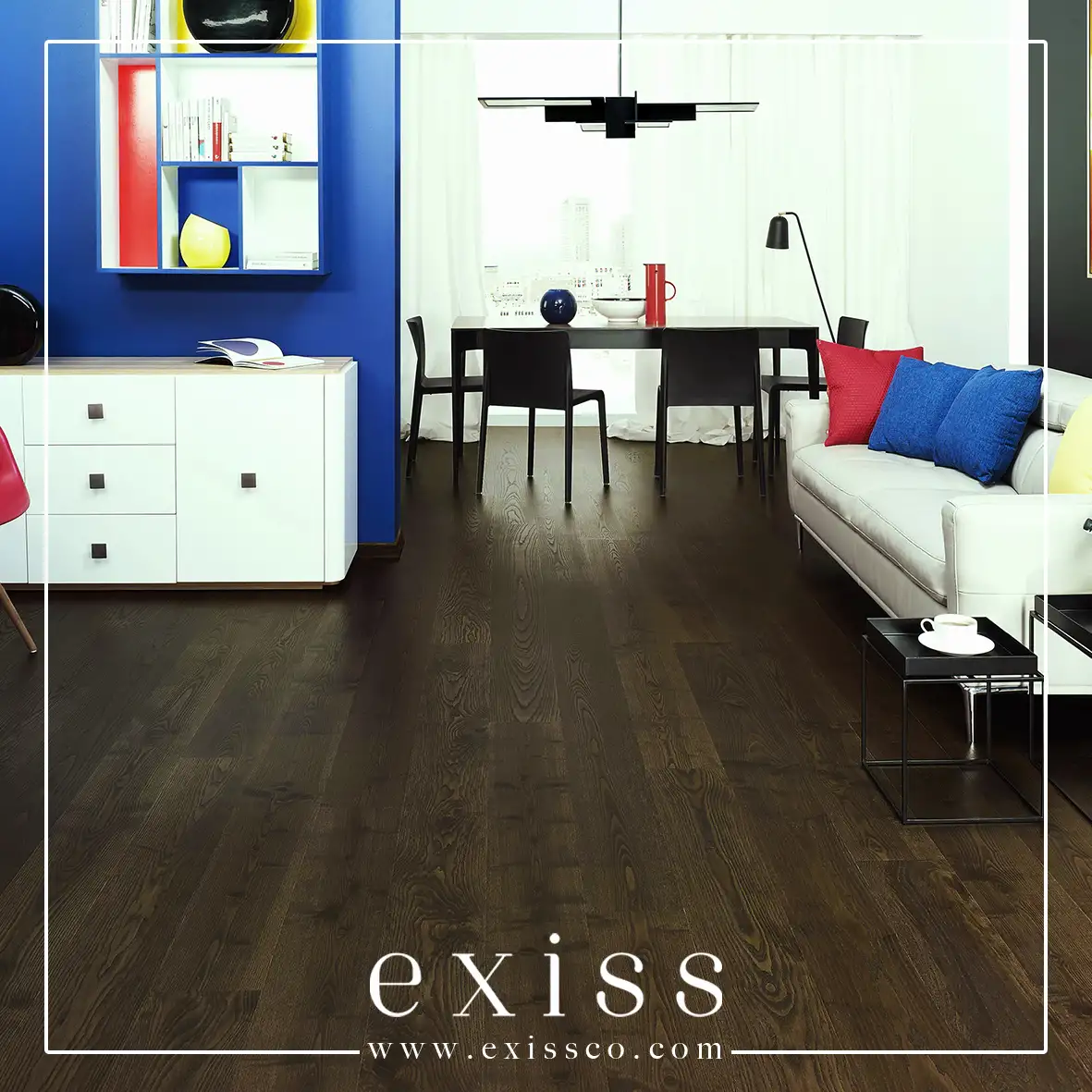 پارکت تمام چوب مهندسی کد EX676