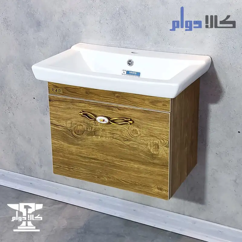 روشویی کابینتی آسپن طرح چوب