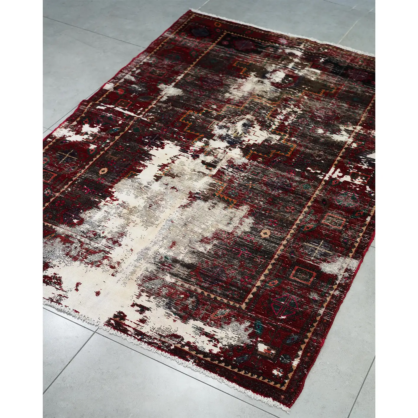 فرش دستبافت وینتیج سه متری کد ۱۱۳۳۵۶