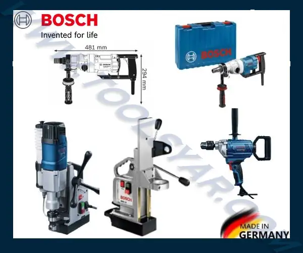 دریل مگنتی و دریل نمونه بردار MAGNETIC DRILL ساخت بوش BOSCH آلمان