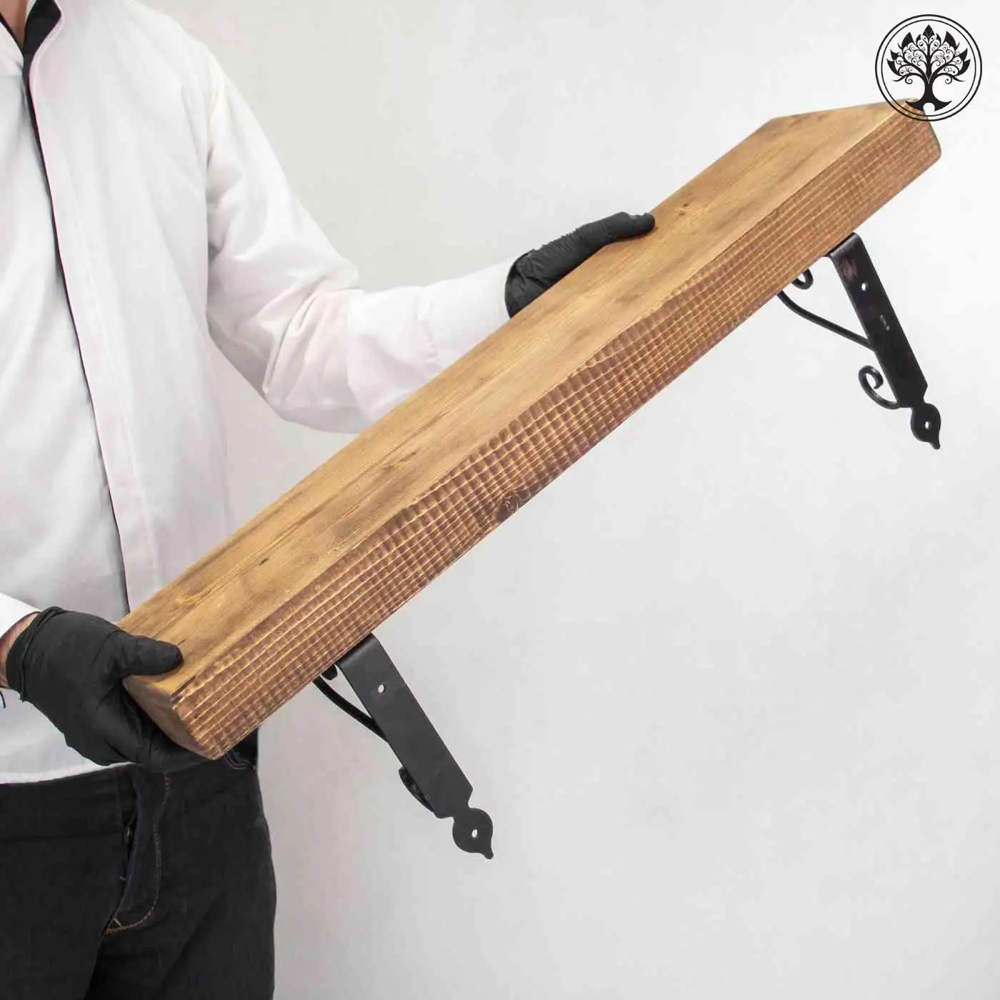 شلف چوبی دیواری