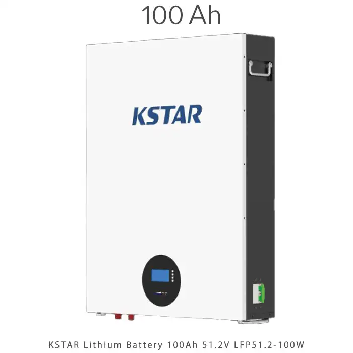 باتری لیتیومی ۱۰۰ آمپر ۵۱.۲ ولت KSTAR ظرفیت ۵.۱۲kWh – مناسب سیستم خورشیدی