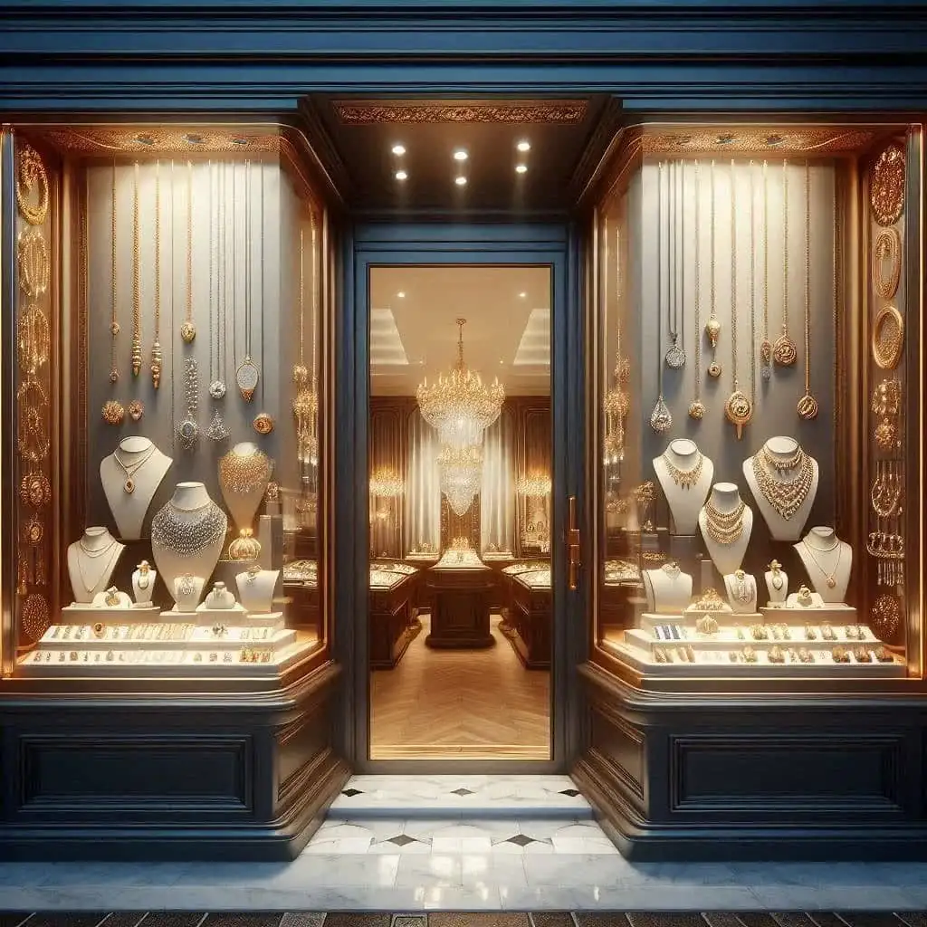 طراحی معماری برای طلافروشی و طلاسازی