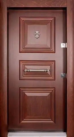 درب ضد سرقت رویه چوب روس داخل فلز atn-007