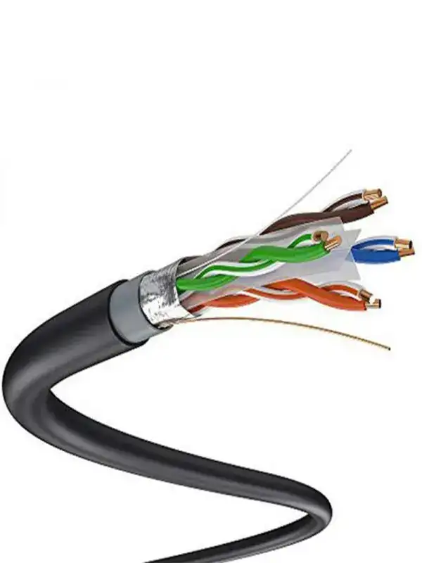 کابل شبکه Cat6 Sftp Nexans Outdoor Double Jacket نگزنس تست فلوک چنل