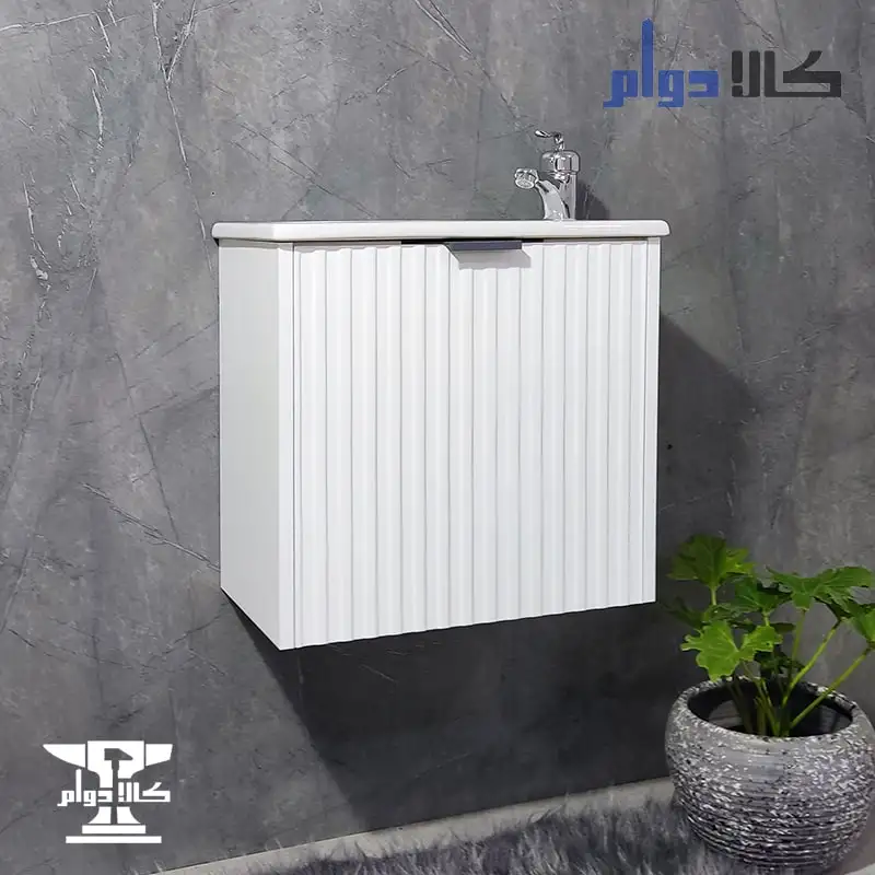 روشویی کابینتی آرامیس رنگ سفید