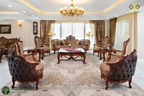 طراحی و ساخت مبلمان سلطنتی
