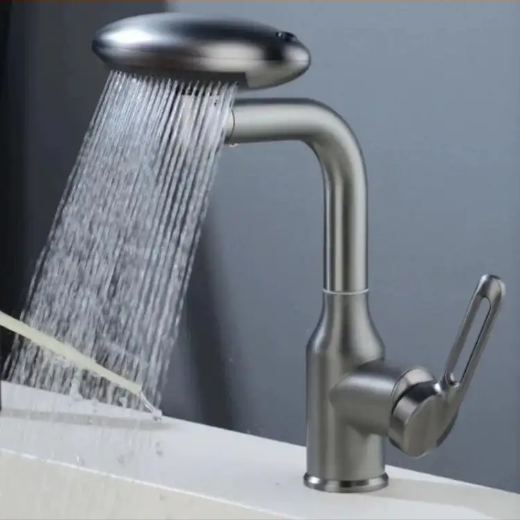 شیر روشویی چندحالته FlowShift با چهار حالت پاشش