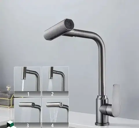شیر ظرفشویی شاوری چهار حالته Hyshin مدل 4 حالته پاشش