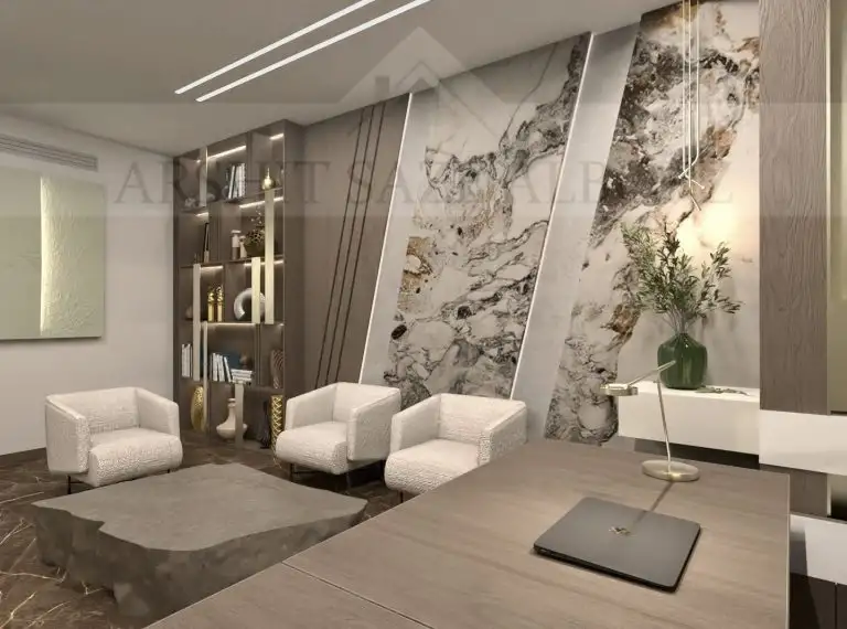 پروژه طراحی واحد اداری