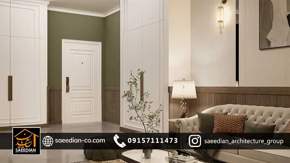 طراحی داخلی پروژه اقامتی امید