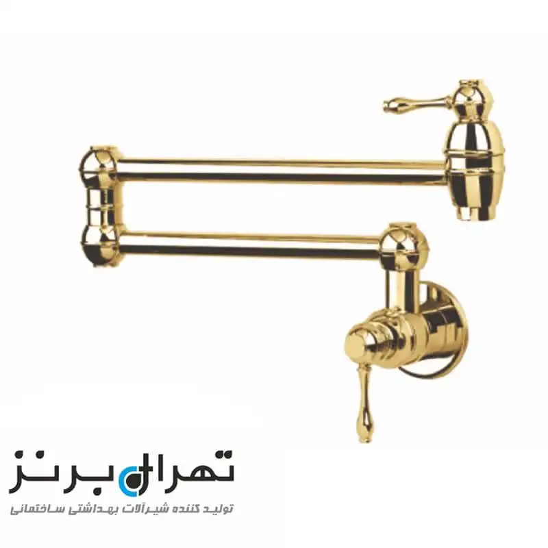 شیر روی اجاق گاز کروم کد 3296