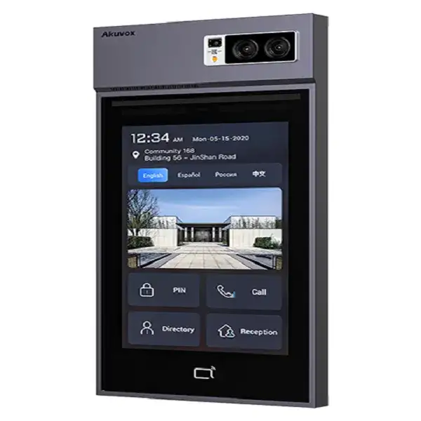 اینترکام ورودی هوشمند صفحه لمسی Akuvox S539 entrance intercom