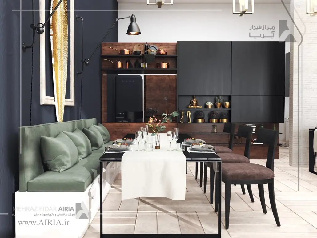 طراحی داخلی رستوران دیاکو در خیابان نیاوران تهران