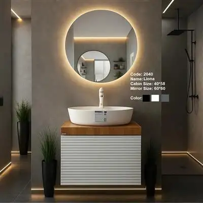 روشویی کابینتی pvc دیواری لیونا 60