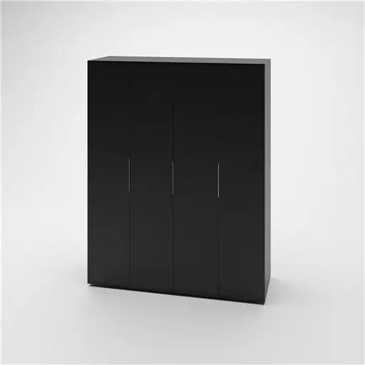 کمد ام دی اف مشکی - مدل F04