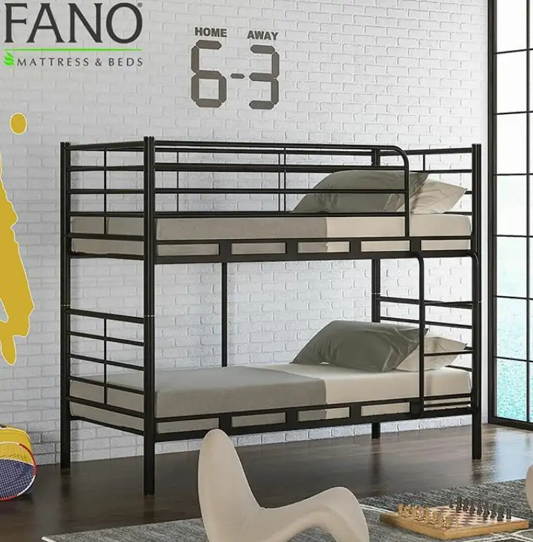تخت خواب فلزی دو طبقه کد s22