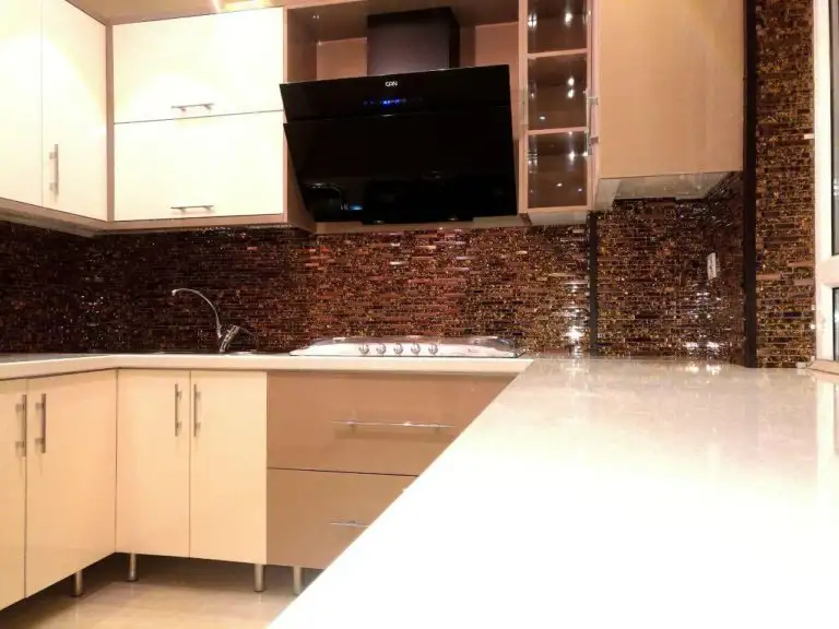 کاشی بین کابینتی پشت توری عسلی 30 سانتی کد 17160