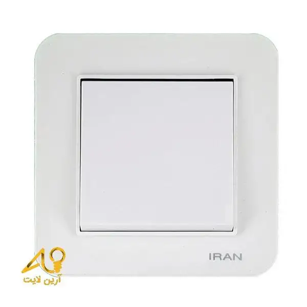 کلید پریز ایران الکتریک مدل ارس سفید