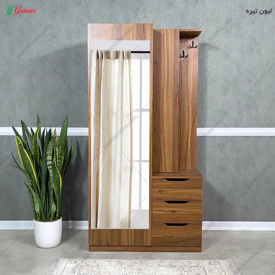جاکفشی ایستاده دیواری اینه دار قطره