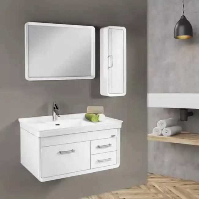 کابینت و روشویی طرح مدرن میلا MILA 900 ابعاد 52 * 90 سانتیمتر