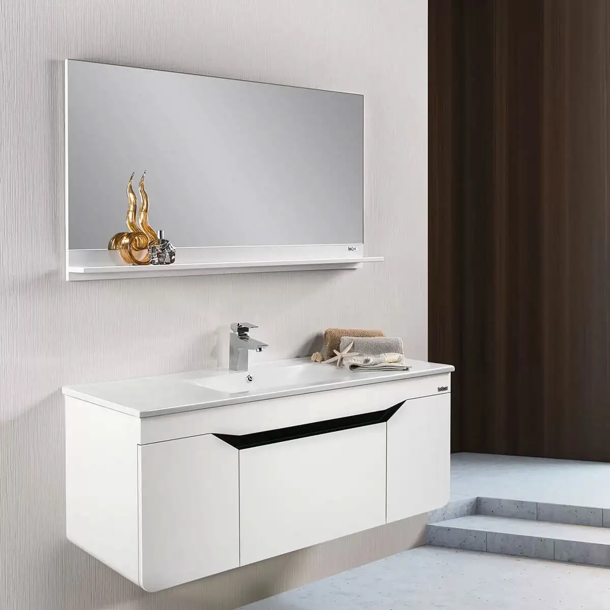 کابینت و روشویی طرح مدرن MONICA-1200 ابعاد 47 * 120 سانتیمتر
