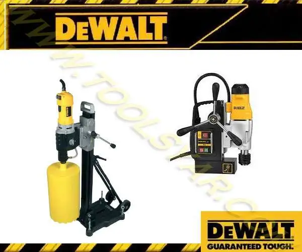 انواع دریل نمونه بردار و متعلقاتMAGNETIC DRILL PRESS مارک دیوالت DEWALTآمریکا