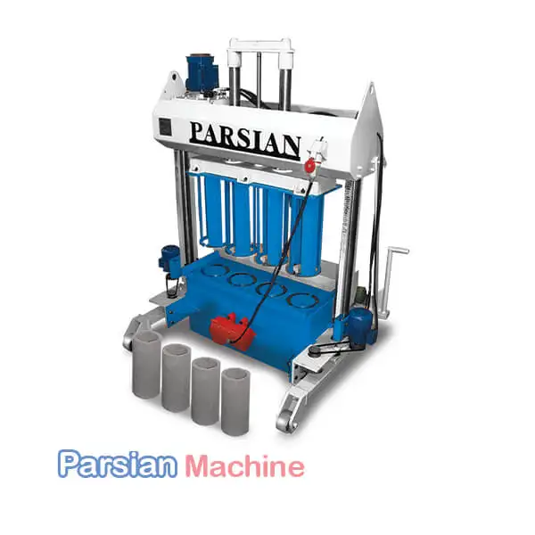 دستگاه لوله زن سیمانی متحرک PI1000
