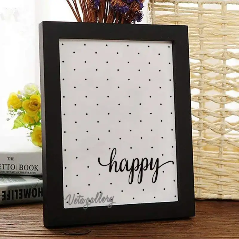 تابلو فانتزی تکست happy __ وتا l محلی برای خرید تابلوهای تزئینی