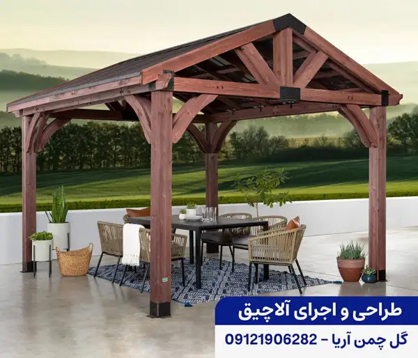 آلاچیق باغی ساده