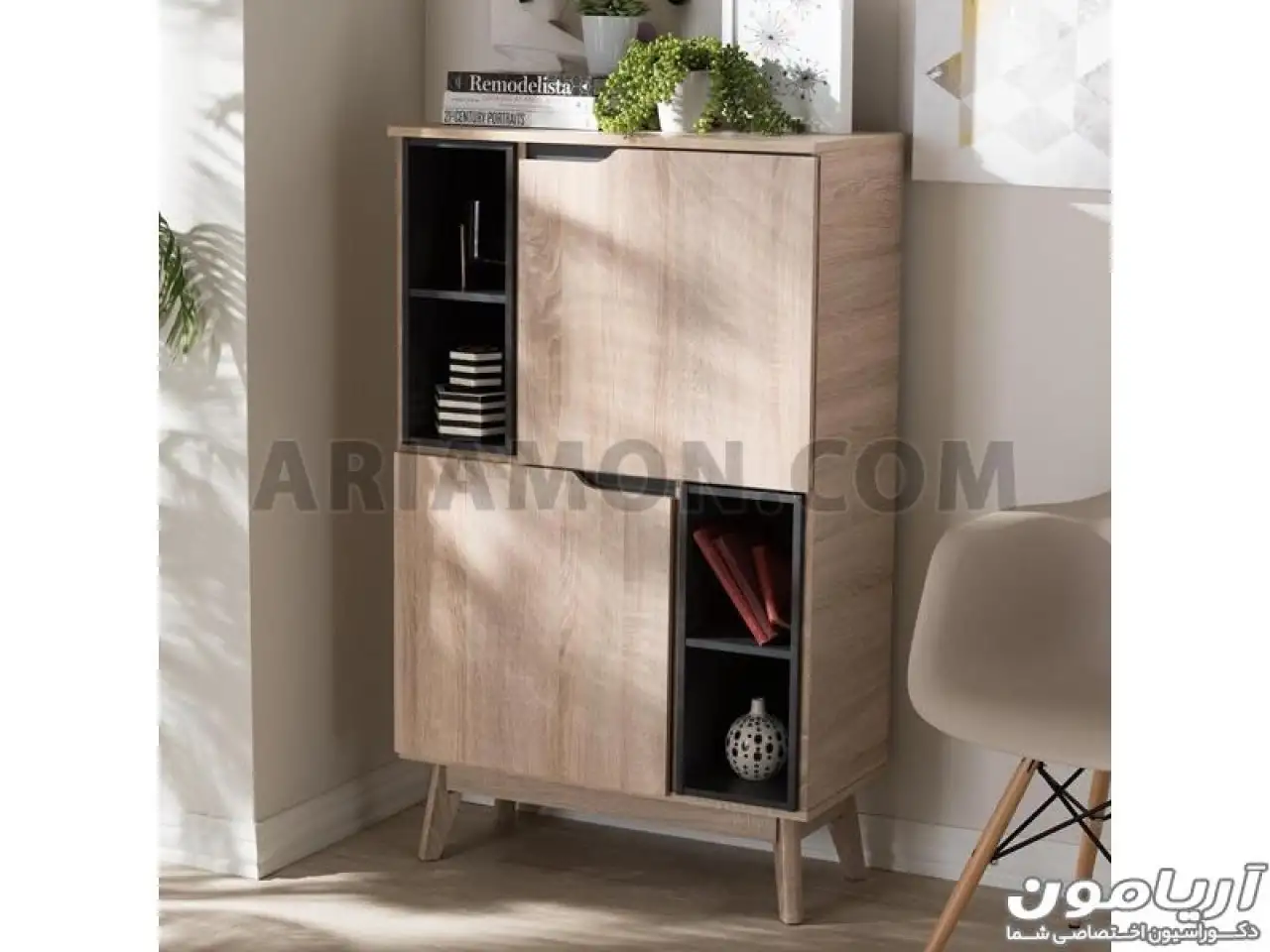 جاکفشی مدرن چوبی
