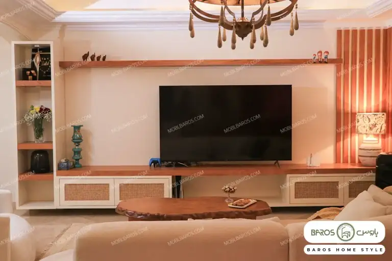 میز تلویزیون مدل حصیری نهال