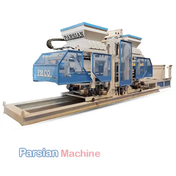 خط تولید بلوک اتوماتیک (جدول، فلاورباکس و سنگ‌فرش) TPRN 4042