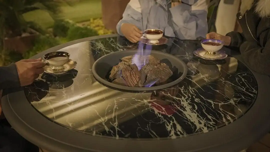 میز آتش و یخ