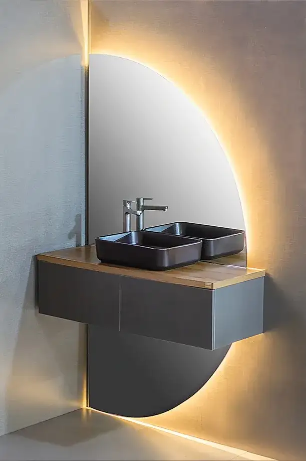 روشویی کابینتی PVC مدرن کد 20