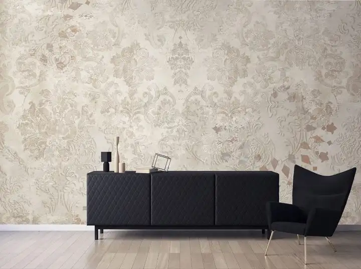 کاغذ دیواری منزل طرح داماسک M12210300 __ فروشگاه منزل؛ خرید آسان کاغذ دیواری