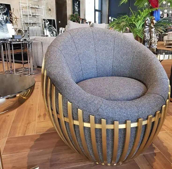 کاناپه تک نفره اسپرت مدل آلیس استیل کد 007