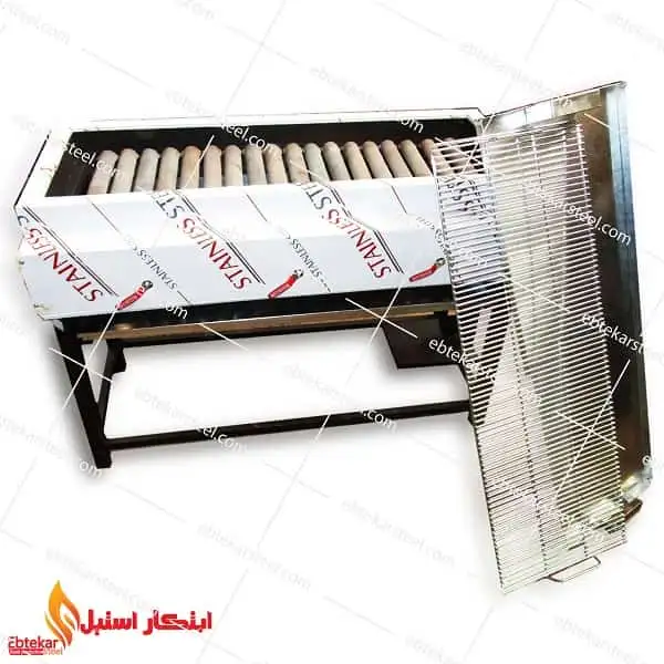 کباب پز گازی ذغالی 120 سانتی