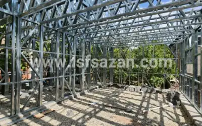سازه ال اس اف (lsf) در لواسان به متراژ 120 متر مربع