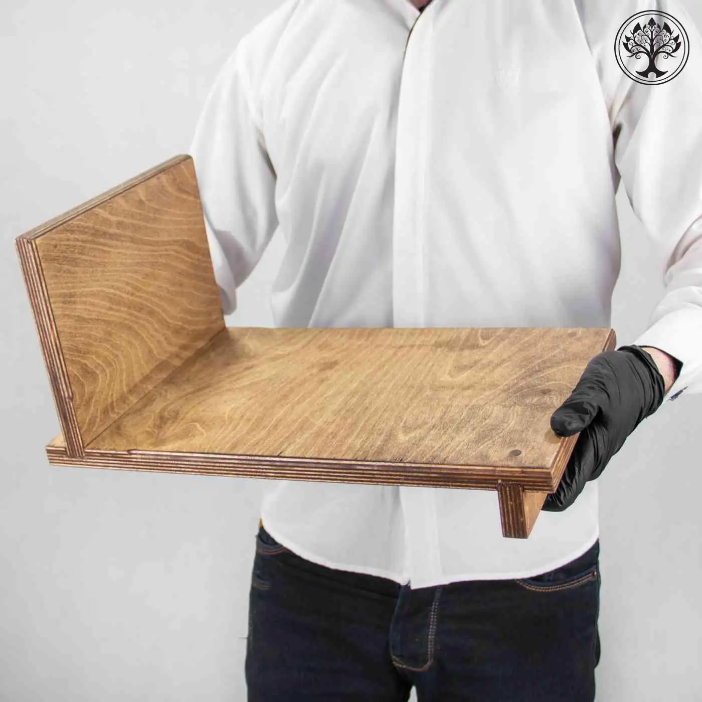 شلف کتاب نظم دهنده رومیزی چوبی کد ۰۲