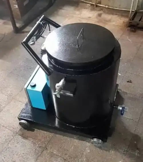 دیگ ذوب و حرارت ماستیک های قیری گرم اجرا